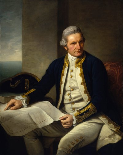 Kapitein James Cook door Nathaniel Dance Holland